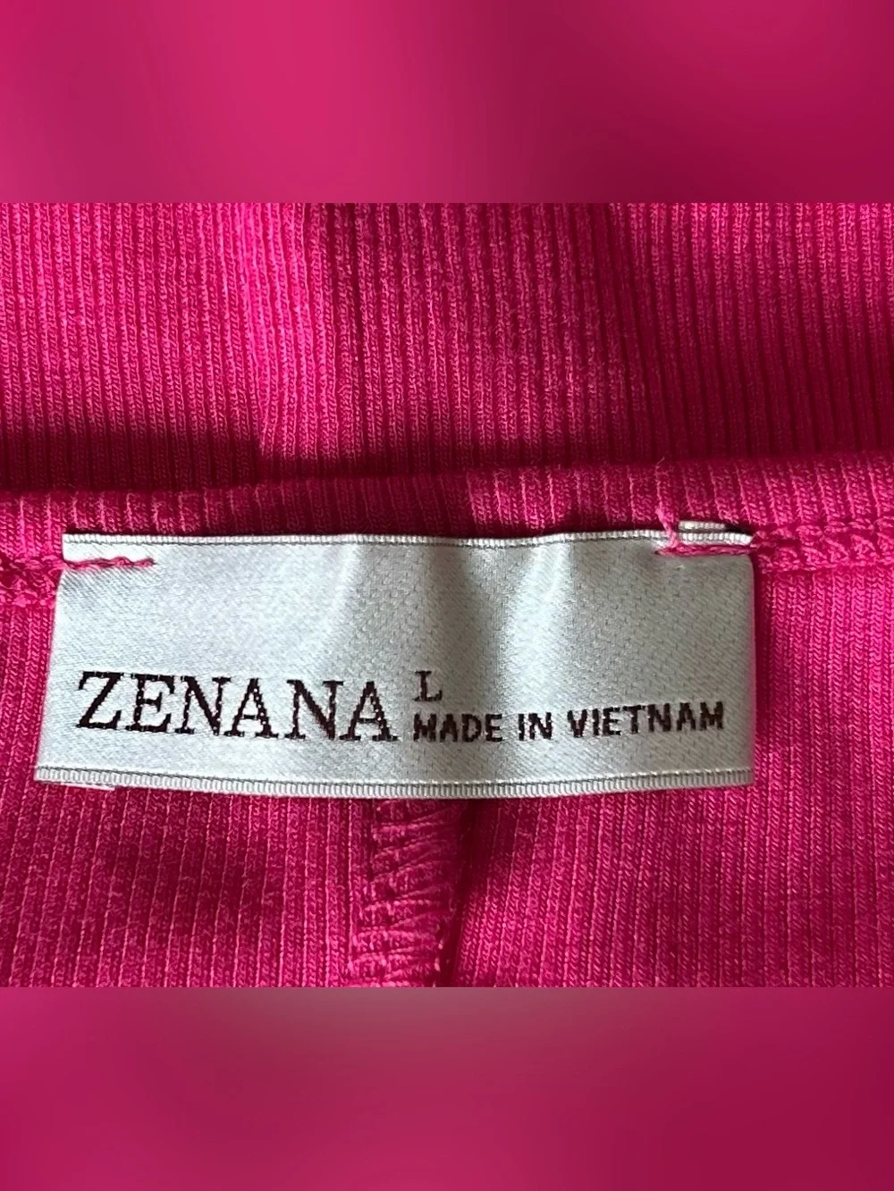 NEW Zenana Tawnie Bodycon Spaghetti-Strap Midi/Maxi Dress Hot Pink Barbiecore Lg - Picture 7 of 11